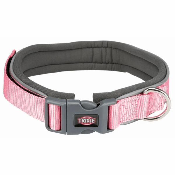 TRIXIE ΠΕΡΙΛΑΙΜΙΟ PREMIUM ΜΕ ΕΠΕΝΔΥΣΗ L/XL 55-61CM/30MM FLAMINGO