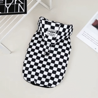 Denik Pet Clothes Z79 Black & White L 30Cm