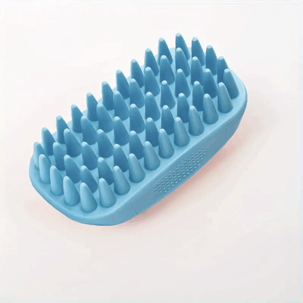 OEM DP Bath Brush Q Light Blue 12X6.5X4Cm