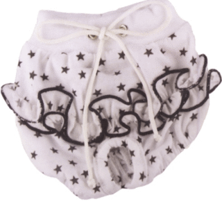 DOGGY DOLLY ΒΡΑΚΑΚΙ WHITE STAR M