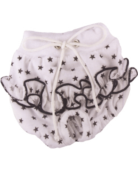 DOGGY DOLLY ΒΡΑΚΑΚΙ WHITE STAR M