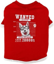 ZAMPA T-SHIRT WANTED RED XS