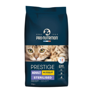 Pro-Nutrition Prestige Cat Adult Sterilised Chicken 10+2Kg
