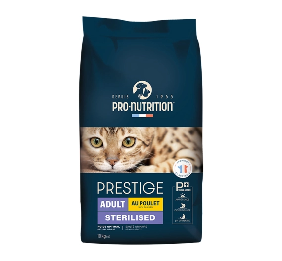 Pro-Nutrition Prestige Cat Adult Sterilised Chicken 10+2Kg