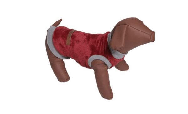 Woof Moda Μπλουζα Φλις Αμανικη Μπορντο Xl 36Cm