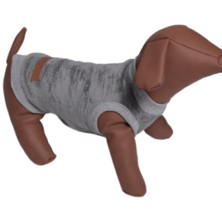 Woof Moda Μπλουζα Φλις Αμανικη Γκρι S 28Cm