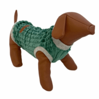 Woof Moda Μπλουζα Φλις Κοτλε Αμανικη Πρασινη S 28Cm