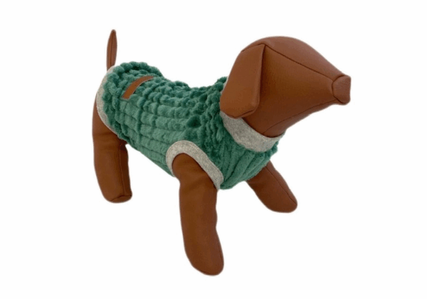 Woof Moda Μπλουζα Φλις Κοτλε Αμανικη Πρασινη Xxl 38Cm