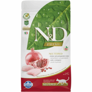N&D CAT LG CHICKEN & POMEGRANATE NEUTERED 10KG
