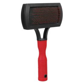 TRIXIE ΒΟΥΡΤΣΑ SLICKER ΜΟΝΗ ΠΛΑΣΤΙΚΗ 10Χ17CM