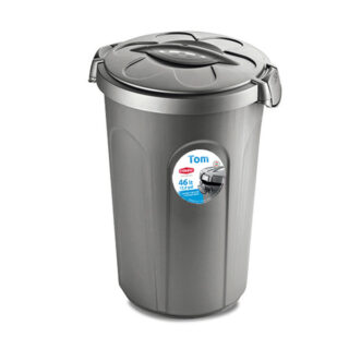 STEFANPLAST ΔΟΧΕΙΟ ΑΠΟΘΗΚΕΥΣΗΣ ΤΡΟΦΗΣ TOM SILVER 46L
