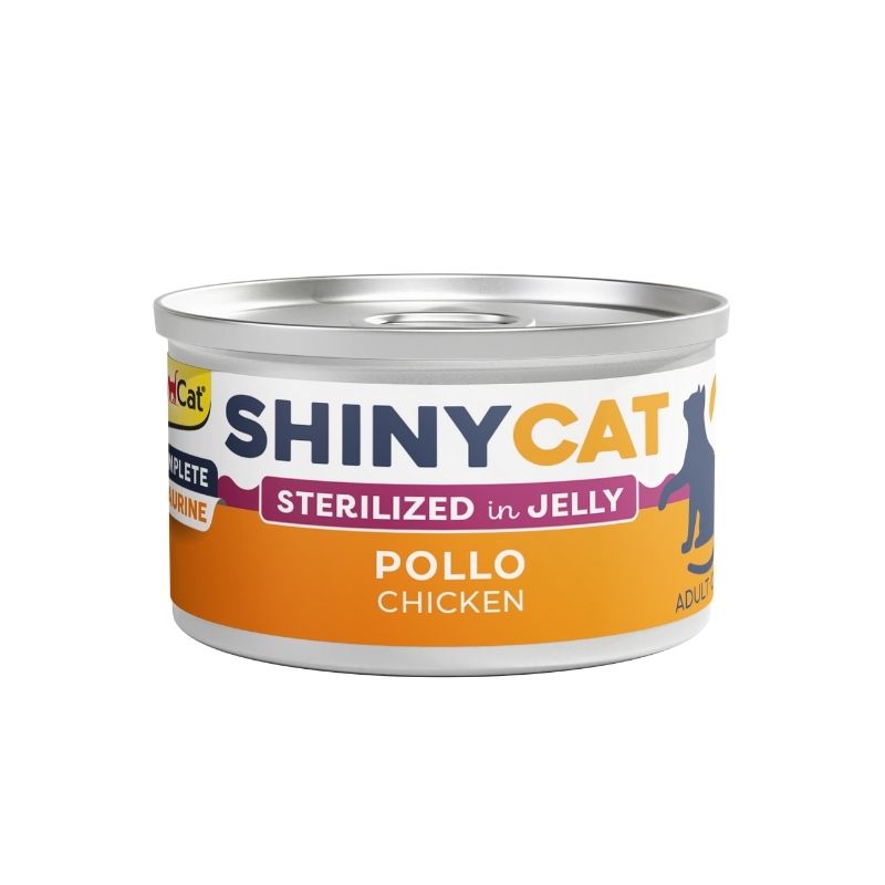 GIMCAT SHINYCAT ΚΟΤΟΠΟΥΛΟ ΣΕ ΖΕΛΕ STERILISED 70GR