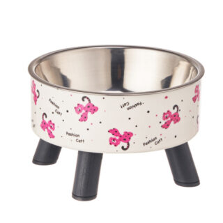 DENIK ΜΠΟΛ ΑΝΟΞΕΙΔΩΤΟ ΜΕ ΠΟΔΑΡΑΚΙΑ FASHION CAT 14CM/200ML