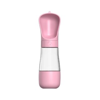 Denik μπουκαλι νερου φορητο ροζ 330ml