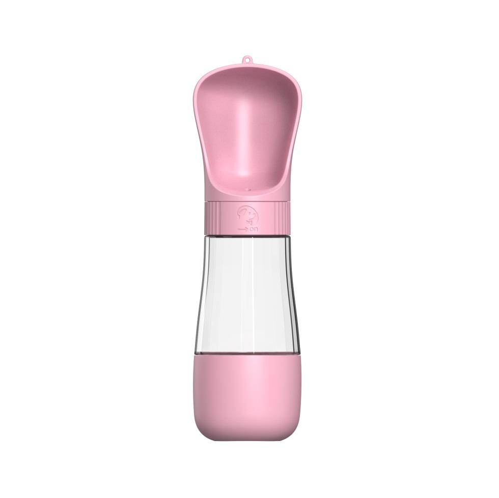 Denik μπουκαλι νερου φορητο ροζ 330ml