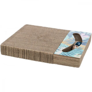 Trixie Ονυχοδρομιο Χαρτονι Με Παιχνιδια 38Χ30Cm Ασπρο