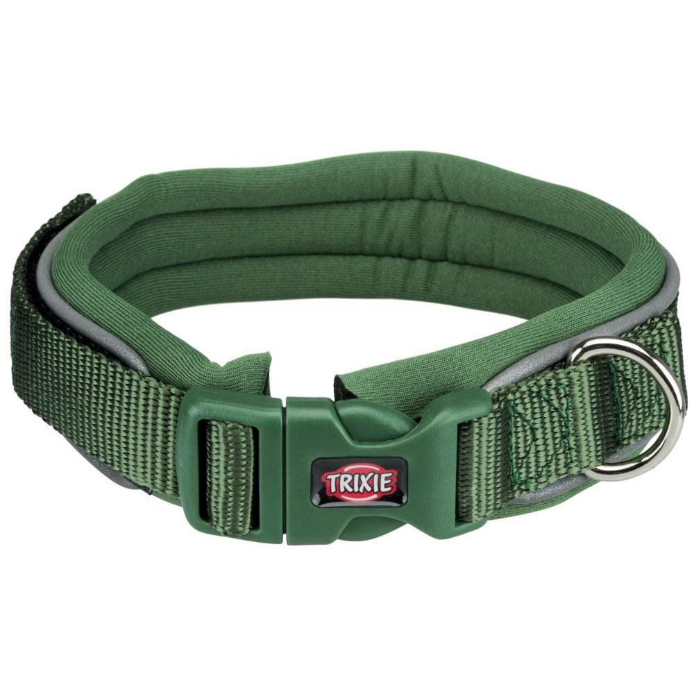 TRIXIE ΠΕΡΙΛΑΙΜΙΟ PREMIUM ΜΕ ΕΠΕΝΔΥΣΗ L/XL 55-61CM/30MM FOREST