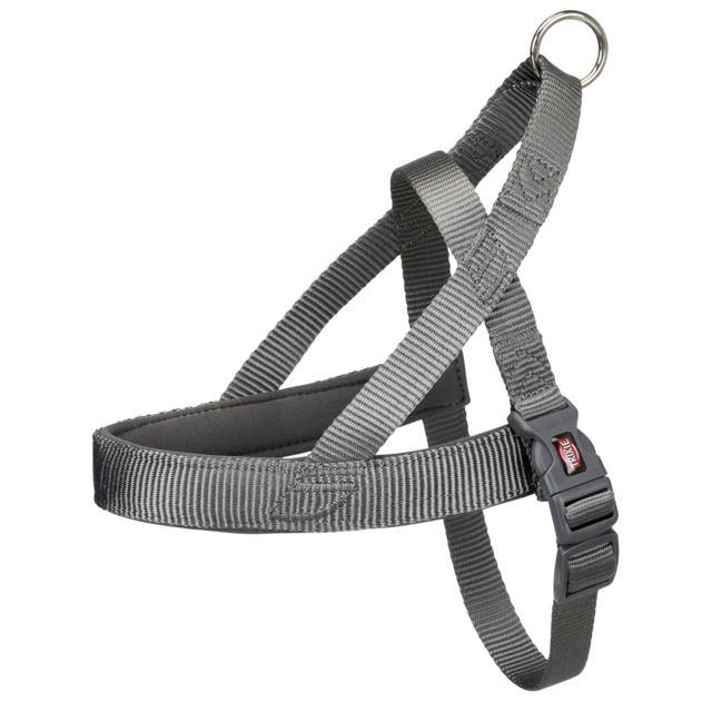 TRIXIE ΣΑΜΑΡΙ PREMIUM NORWEGIAN L 60-76CM/40MM GRAPHITE