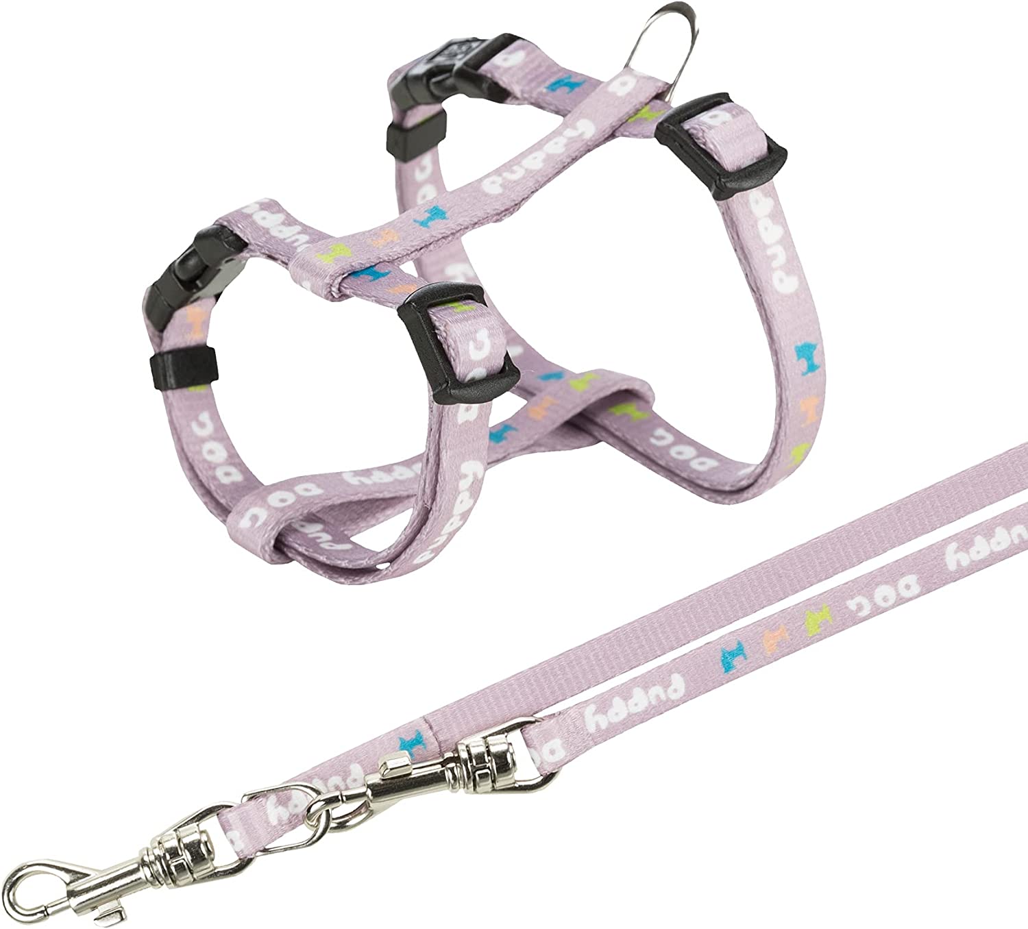 TRIXIE ΣΕΤ ΣΑΜΑΡΙ & ΟΔΗΓΟΣ JUNIOR 27-45CM/10MM LILAC